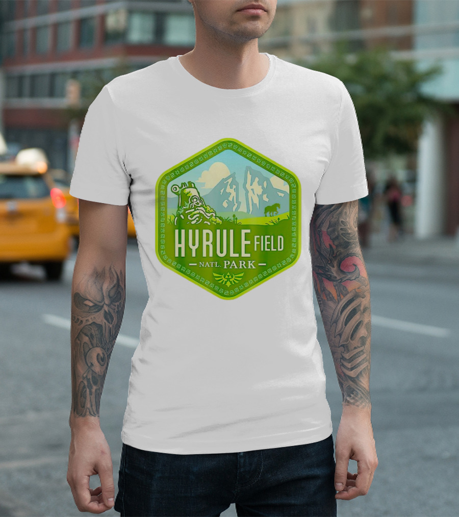 Hiking Wanderlust Hyrule Field National Park T-Shirt
