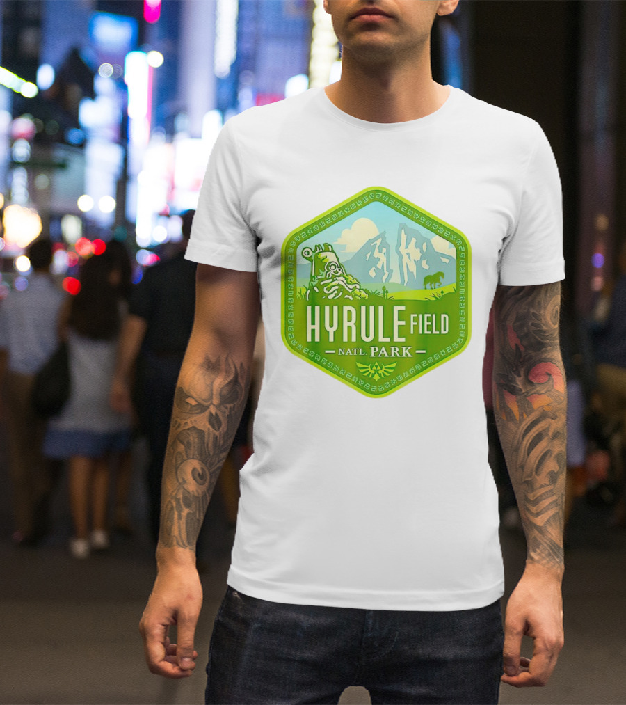 Hiking Wanderlust Hyrule Field National Park T-Shirt