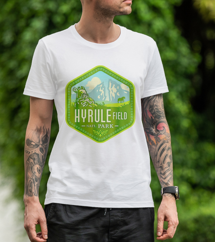Hiking Wanderlust Hyrule Field National Park T-Shirt
