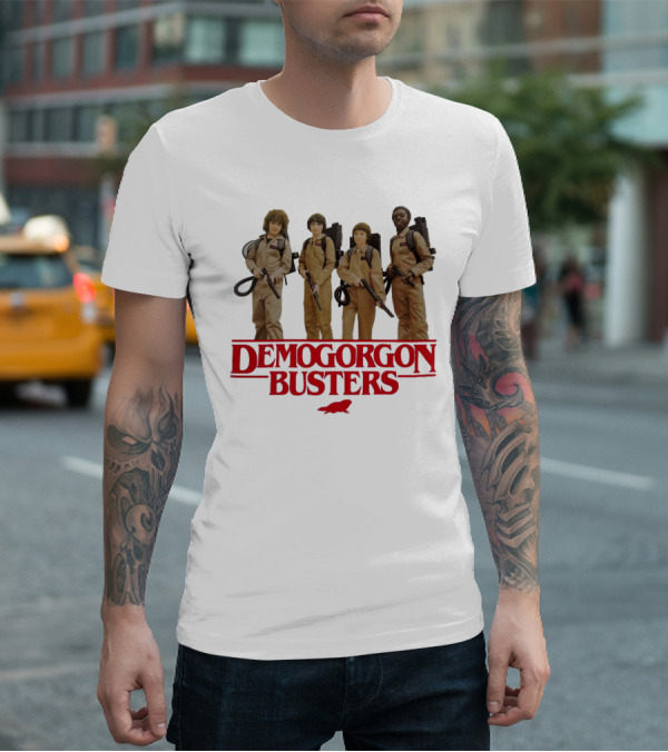 Cleveland Browns Stranger Things Demogorgon Busters Ghostbusters T-Shirt