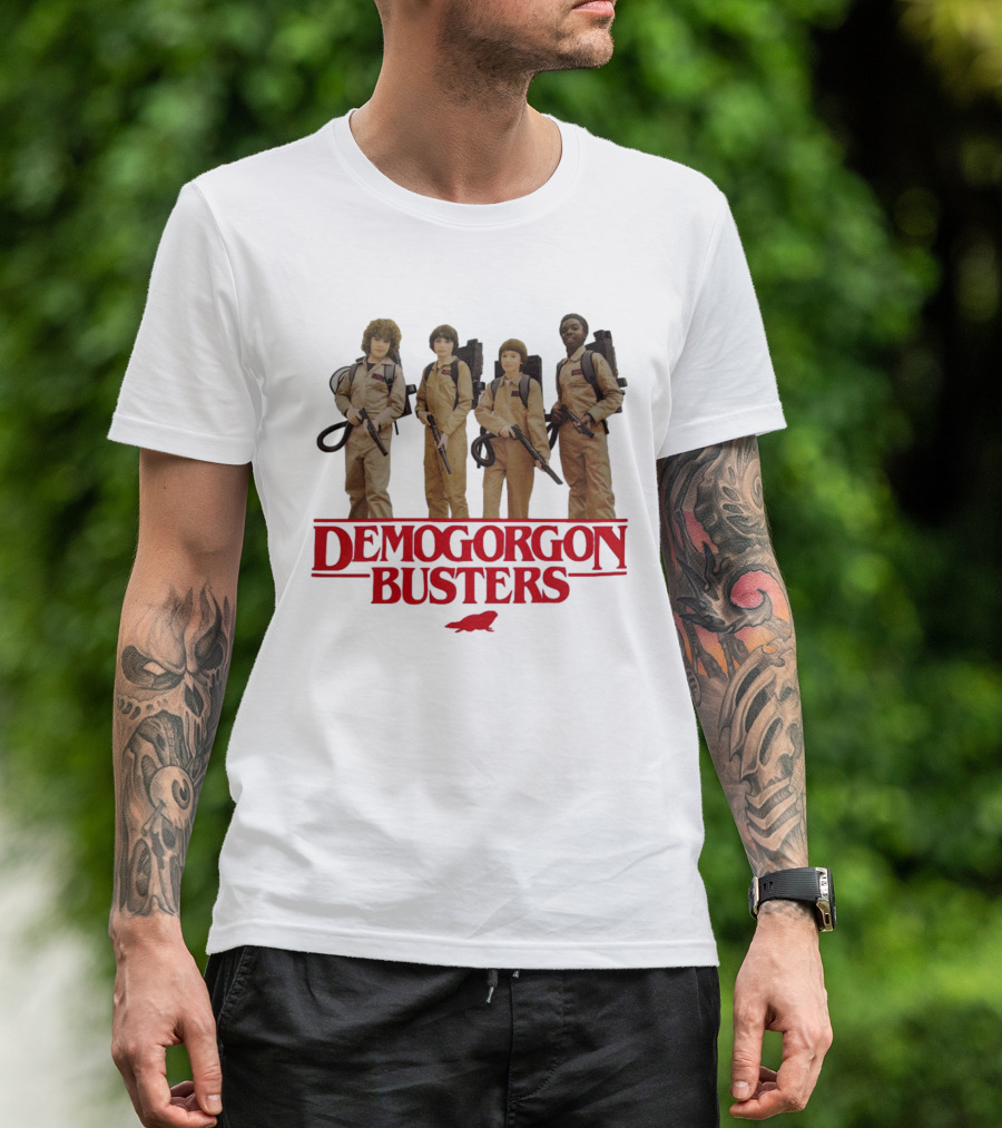 Cleveland Browns Stranger Things Demogorgon Busters Ghostbusters T-Shirt