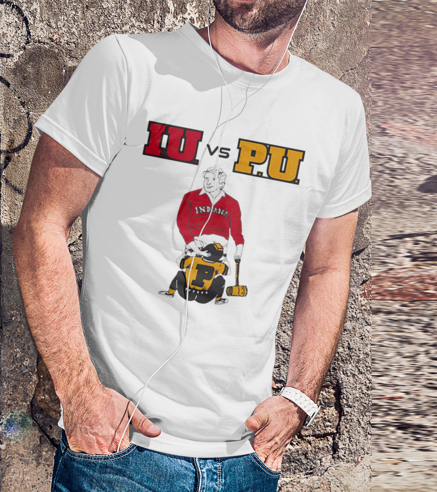IU Vs PU Indiana Adults Joke Rivalry T-Shirt