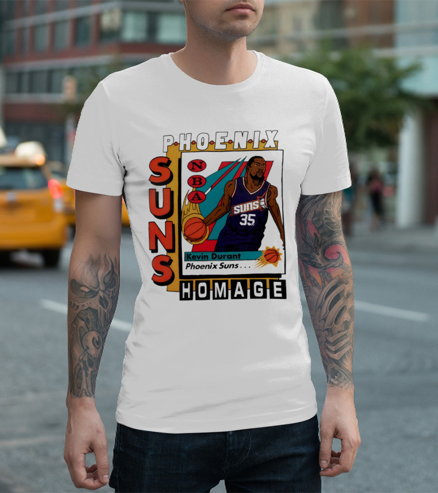 Kevin Durant Phoenix Suns NBA SkyBox Homage T-Shirt