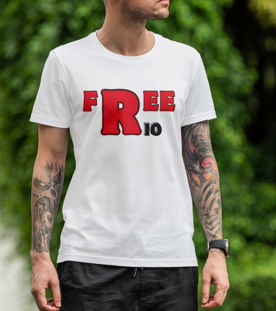 Peeta Mellark Free Rio Da Yung Rose Bold Red Letters T-Shirt