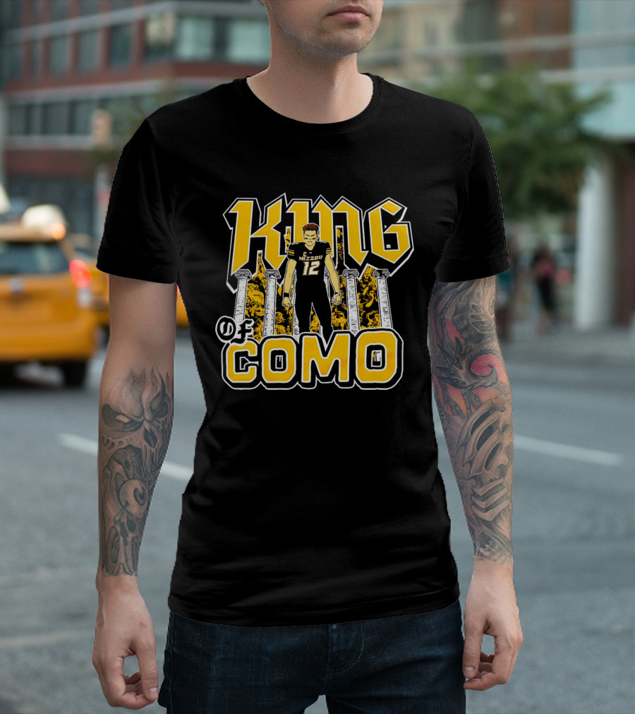 King of CoMo Mizzou 12 Football T-Shirt
