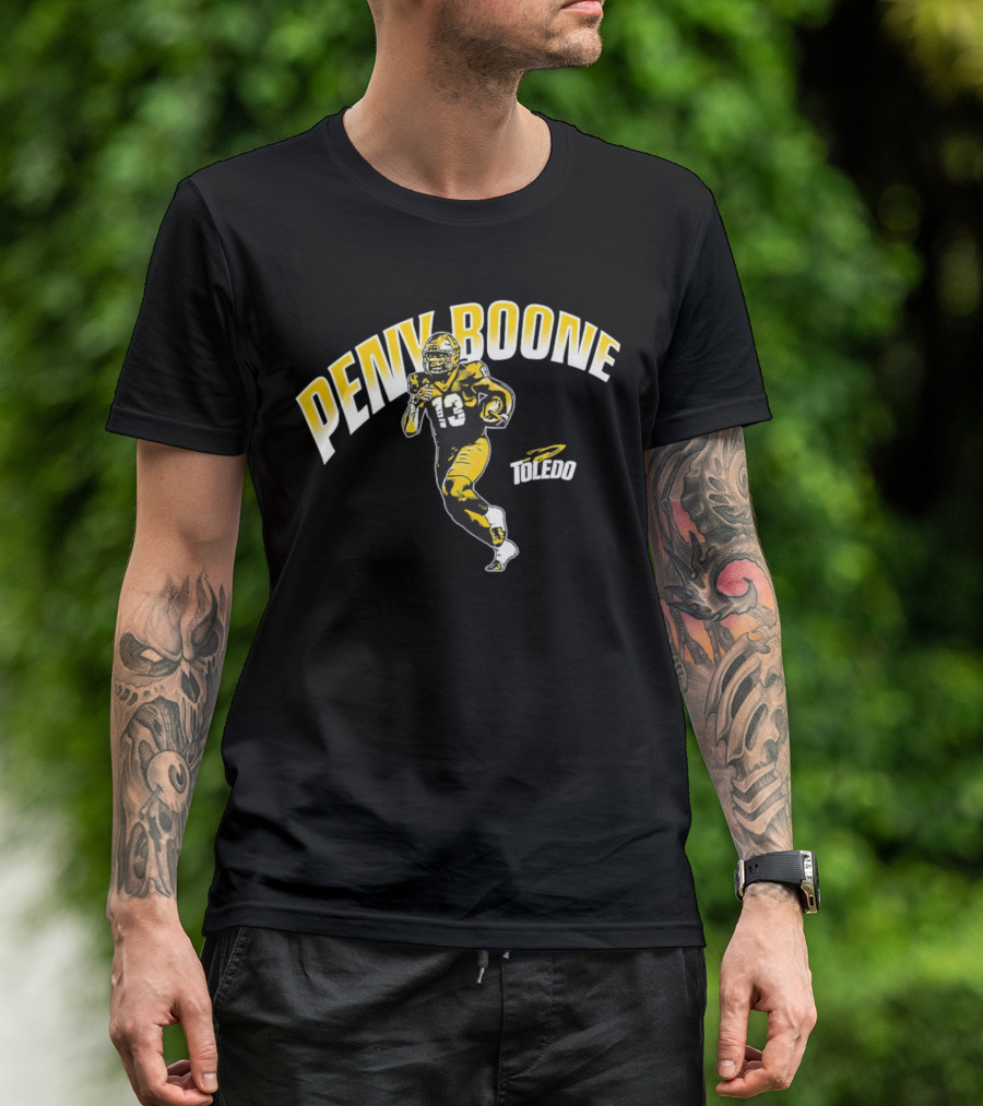 Peny Boone 13 Toledo Rockets Football T-Shirt