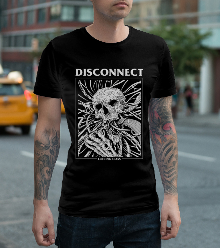 DISCONNECT Skeleton Lurking Class T-Shirt