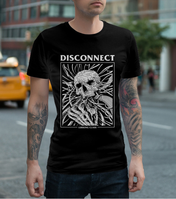 DISCONNECT Skeleton Lurking Class T-Shirt
