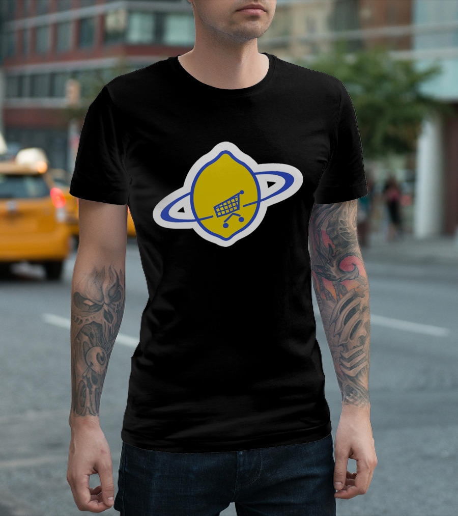 U2 Popmart Tour 90s Lemon Cart Saturn T-Shirt
