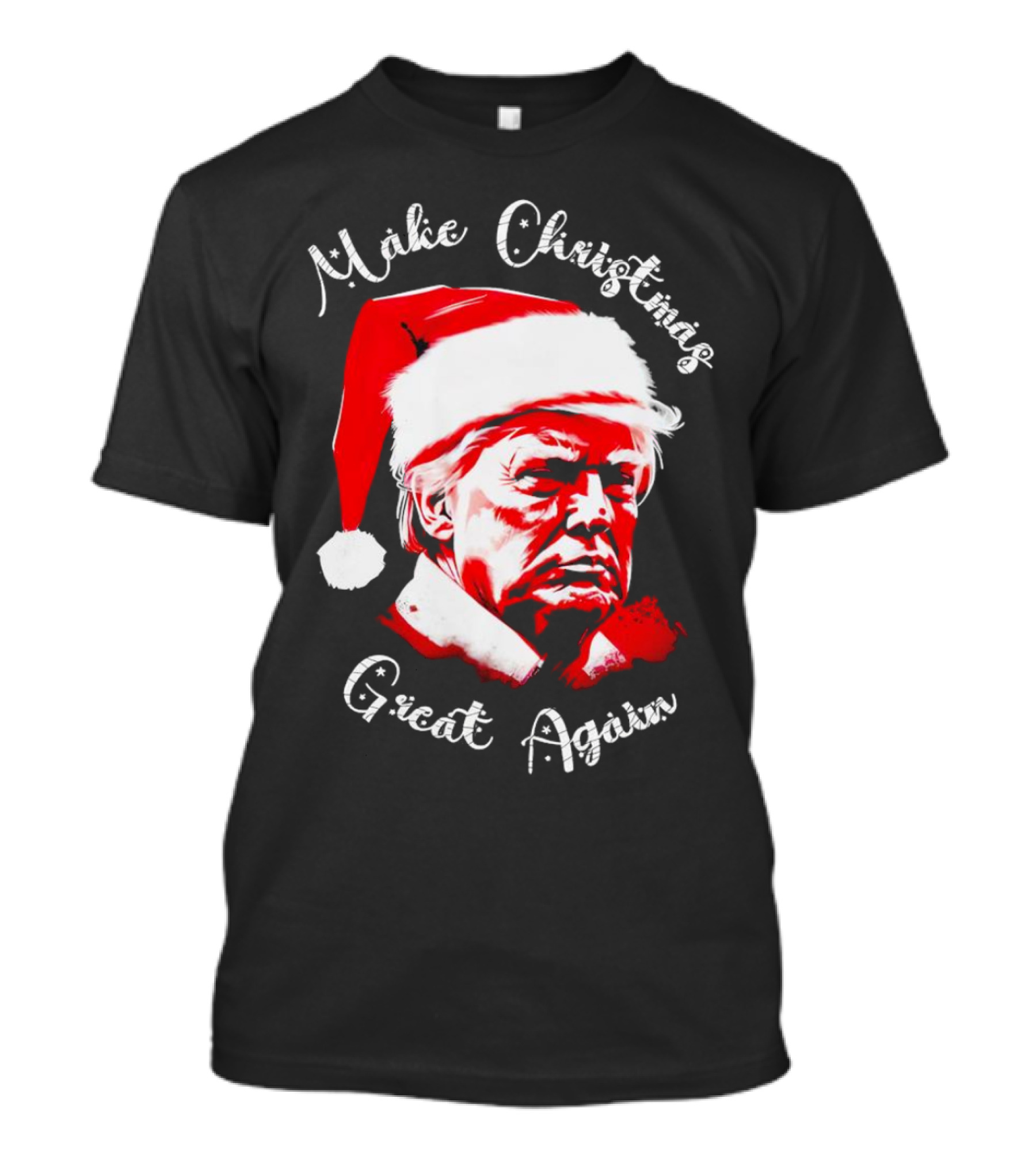 Make Christmas Great Again Trump Santa T-Shirt