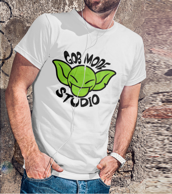 Gob Mode Studio Green Goblin Cartoon Face T-Shirt