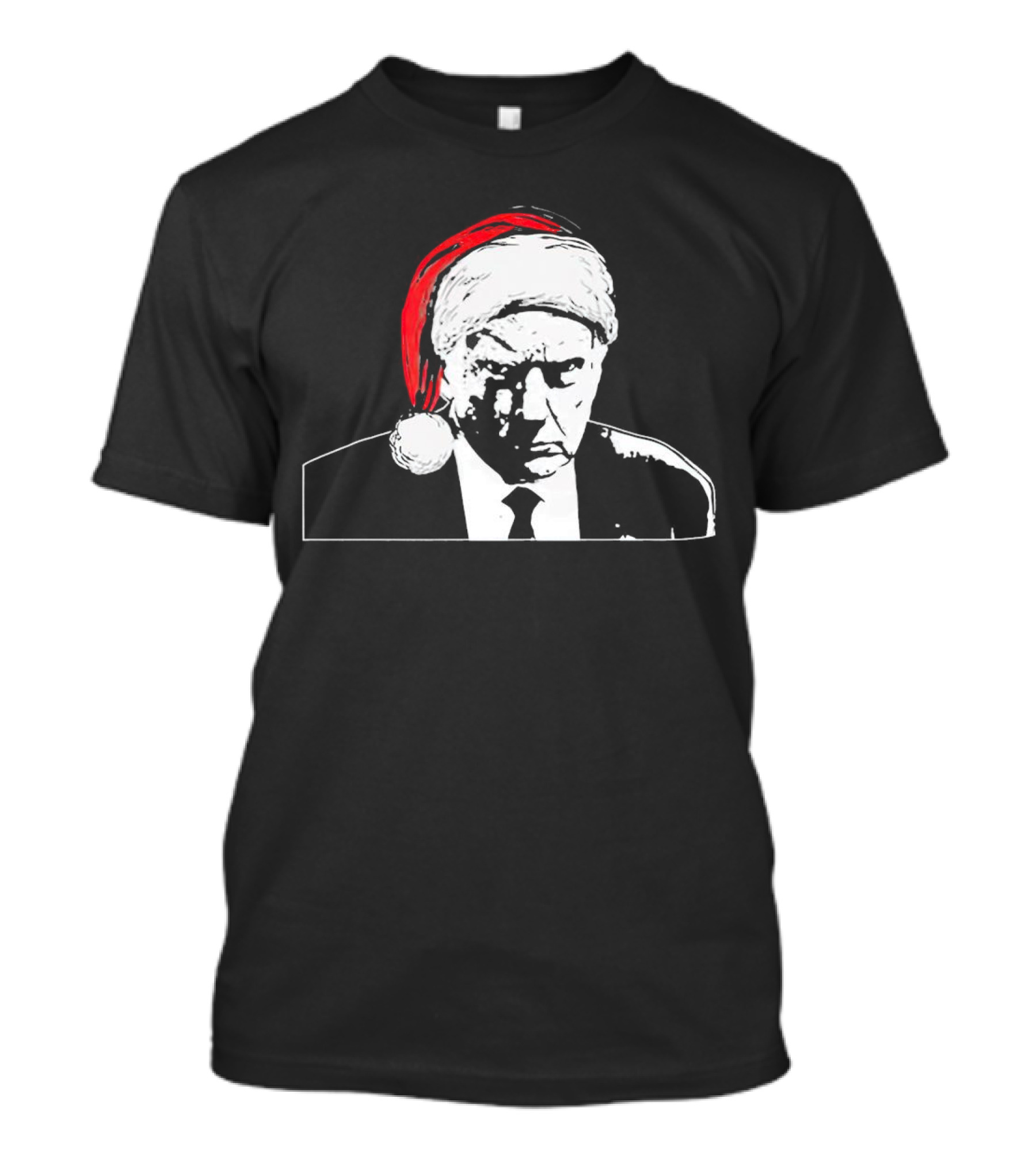 Trump Santa Hat Christmas T-Shirt