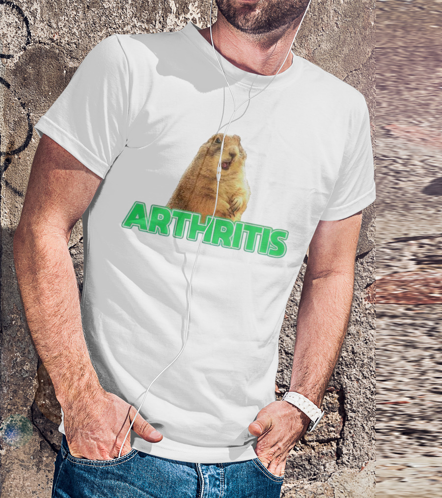 Arthritis Prairie Dog Silly Expression T-Shirt