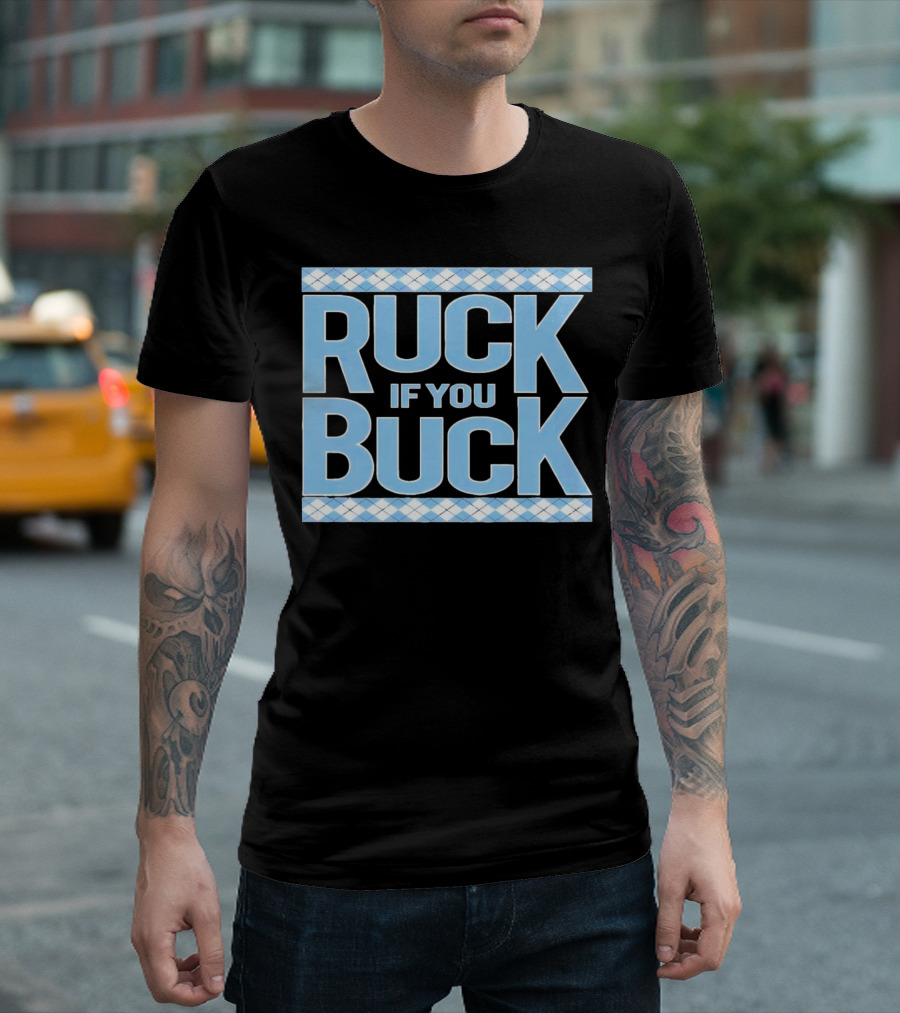 North Carolina Tar Heels Kaimon Rucker Ruck If You Buck Argyle T-Shirt