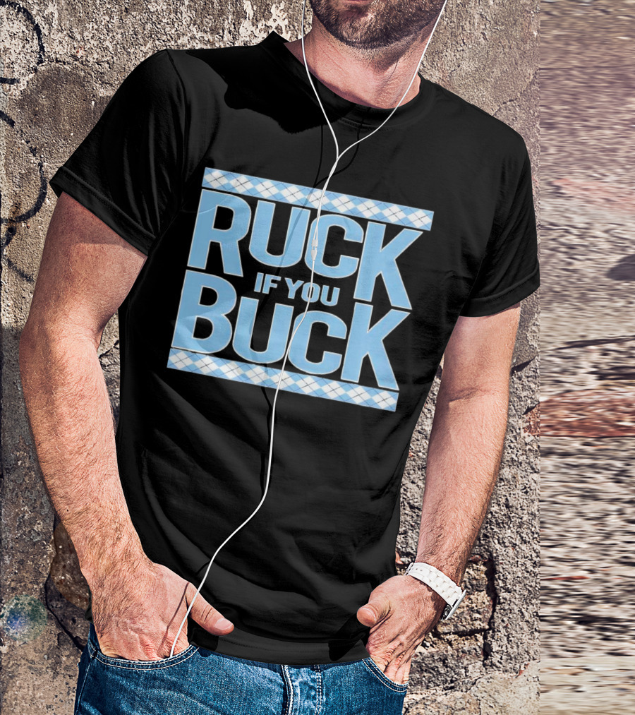 North Carolina Tar Heels Kaimon Rucker Ruck If You Buck Argyle T-Shirt