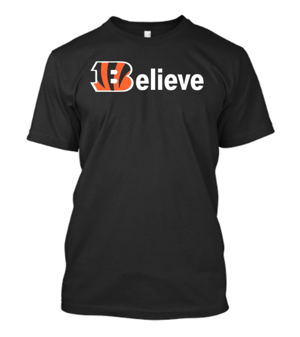 Cincinnati Bengals Believe Tiger Stripes B T-Shirt