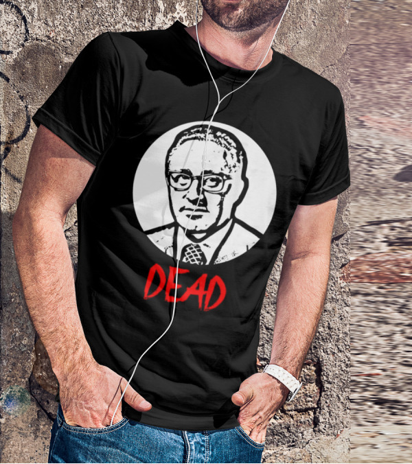 Henry Kissinger Dead Black And White T-Shirt