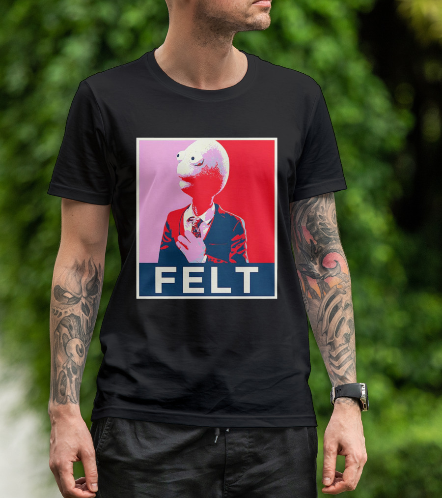Randy Feltface Felt Black Merch FELT T-Shirt