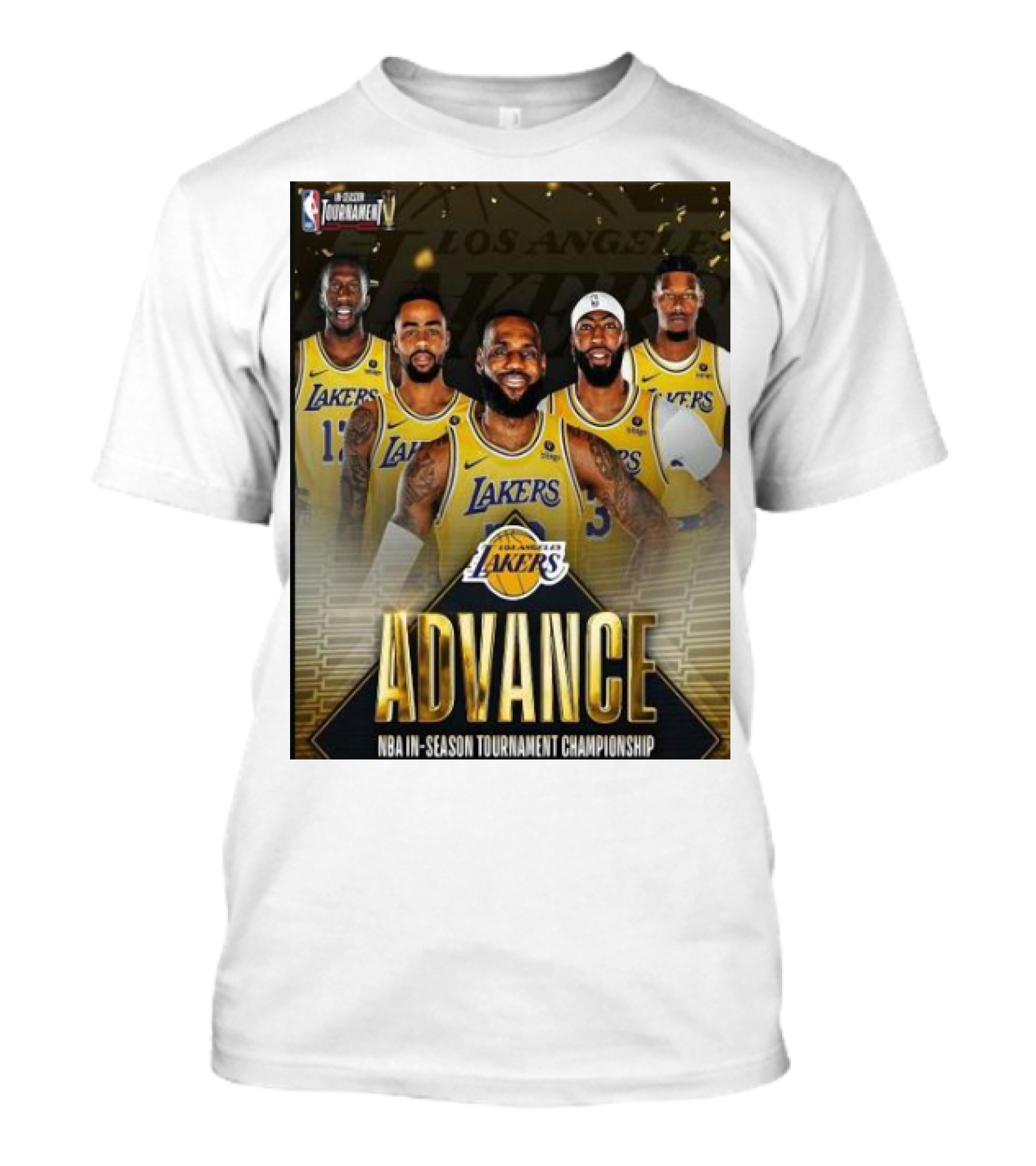 Los Angeles Lakers Advance NBA In-Season Tournament Championship T-Shirt