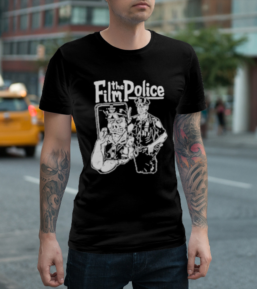 Punkwithacamera Film The Police Olafh Ace Officer Sketch T-Shirt