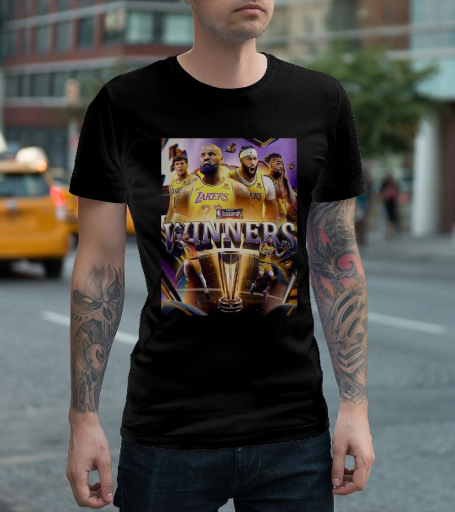 Winners The Lakers Win NBA In-Season Tournament Championship T-Shirt