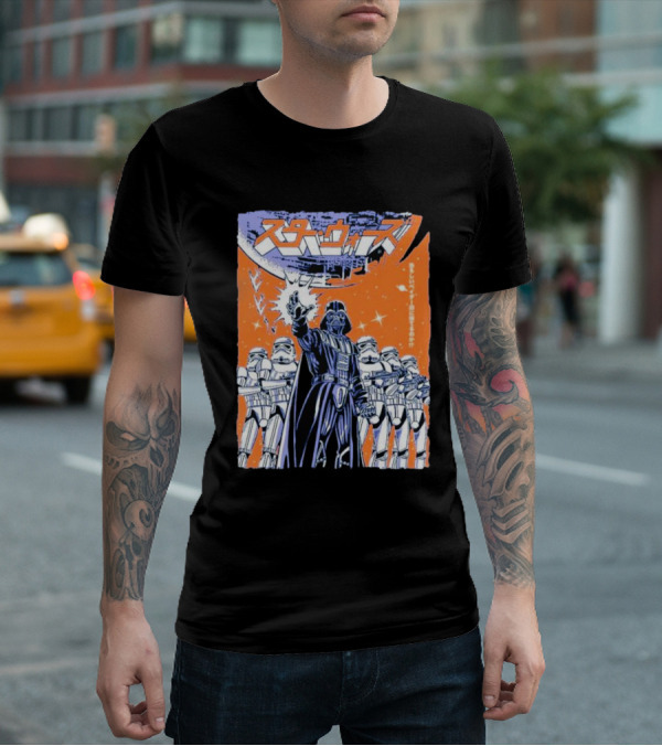Vader Star Wars Japanese Stormtrooper Ensemble T-Shirt