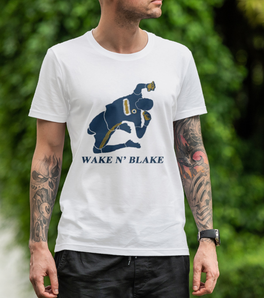 WAKE N' BLAKE Sports Jogging Exercise T-Shirt