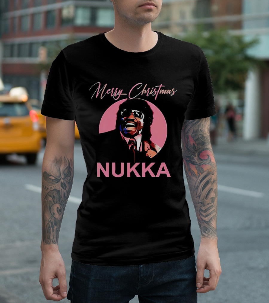 Merry Christmas Nukka Retro Holiday T-Shirt