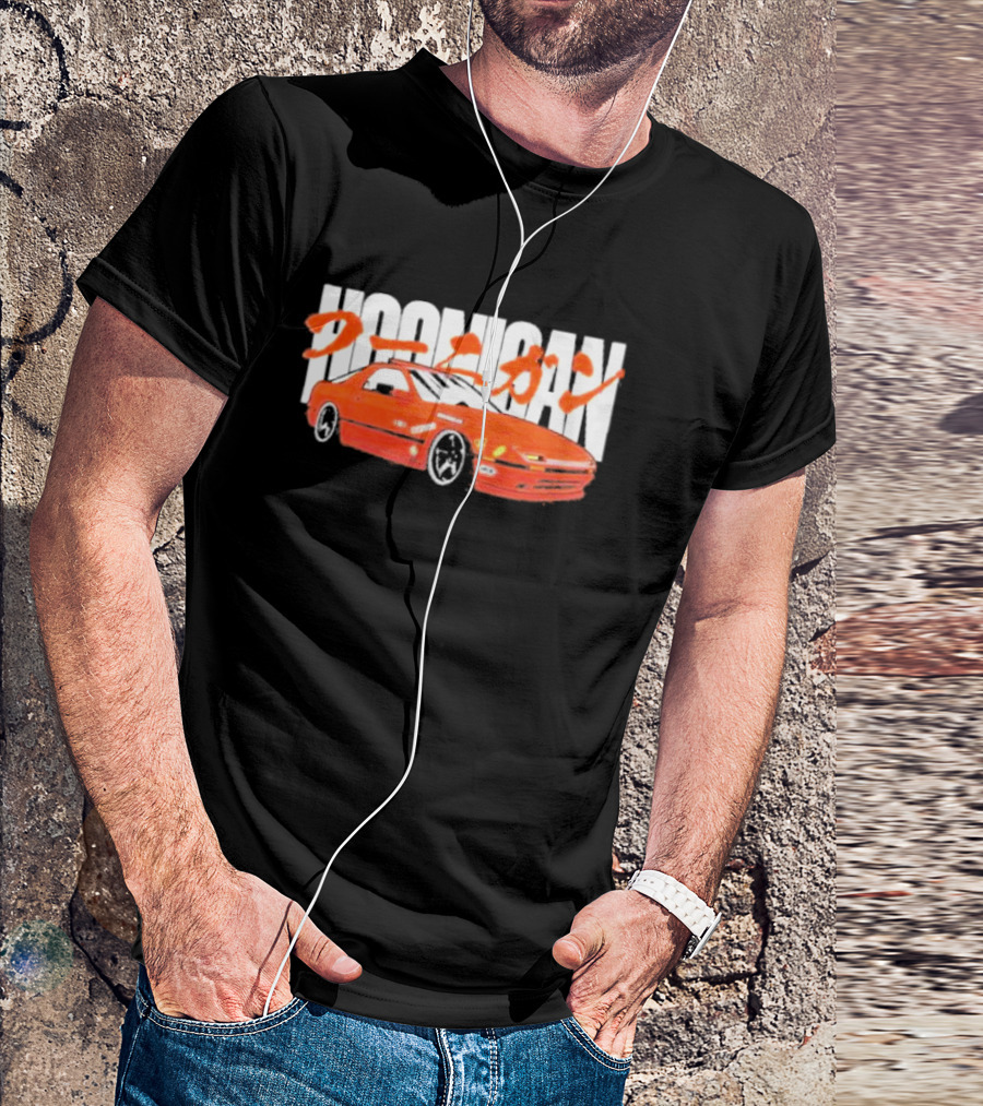 Hoonigan FC Rotary Japanese Kanji Red Sports Car T-Shirt