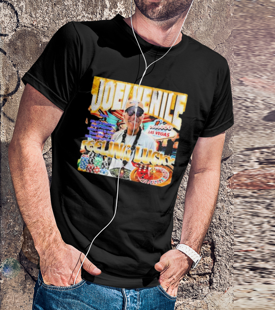 JOELVENILE FEELING LUCKY LAS VEGAS CASINO ROULETTE T-Shirt
