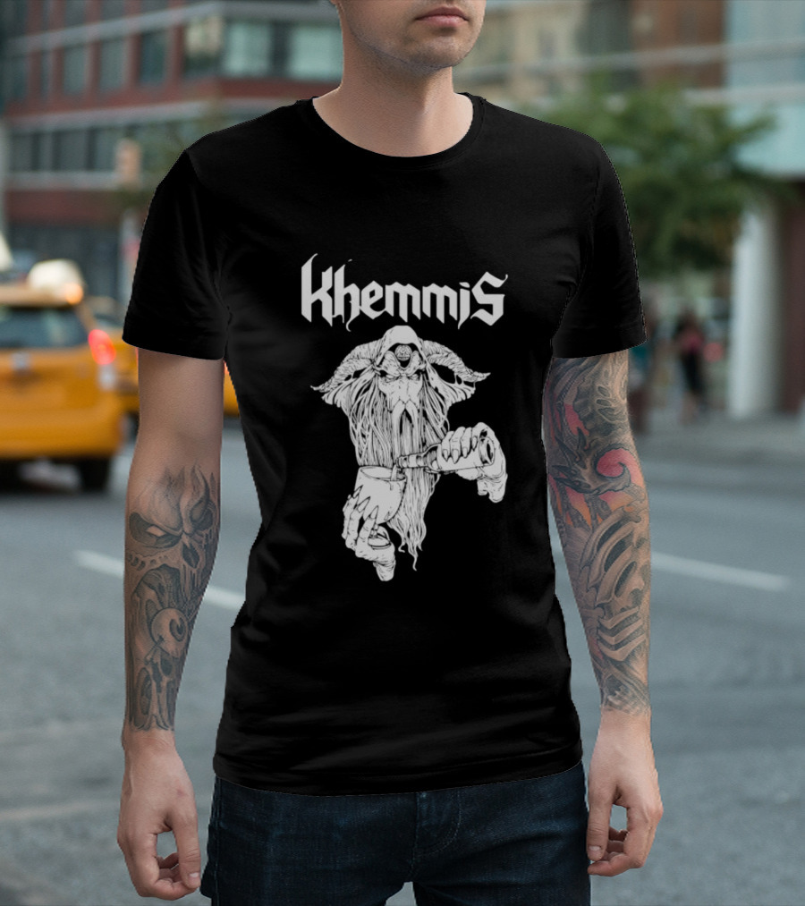 Khemmis Beer Wizard Goat-Pouring T-Shirt