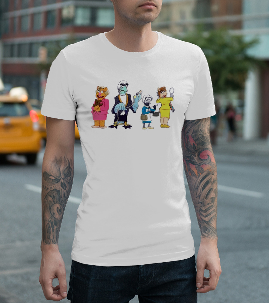 Golden Girls Muppets Characters Mashup T-Shirt