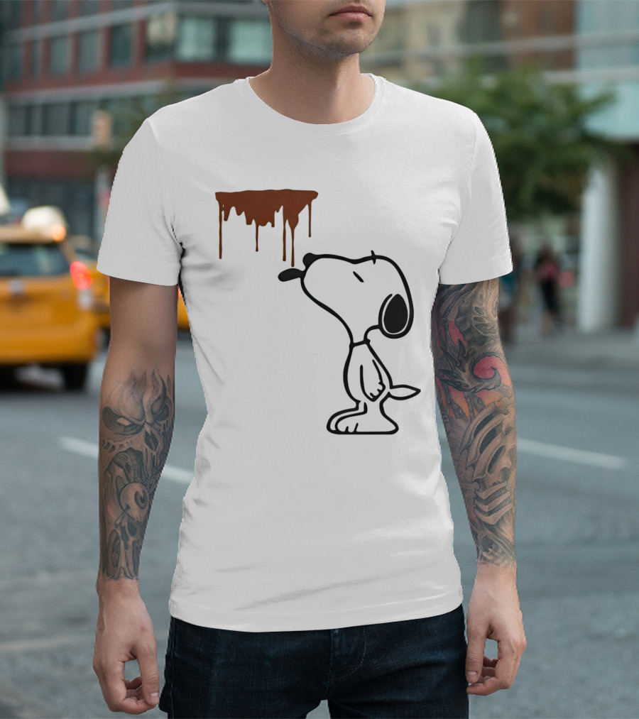 Snoopy Enjoys Dripping Coffee T-Shirt