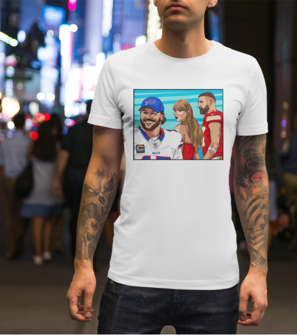 Buffalo Bills Vs. Kansas City Chiefs Distracted Girlfriend Meme T-Shirt