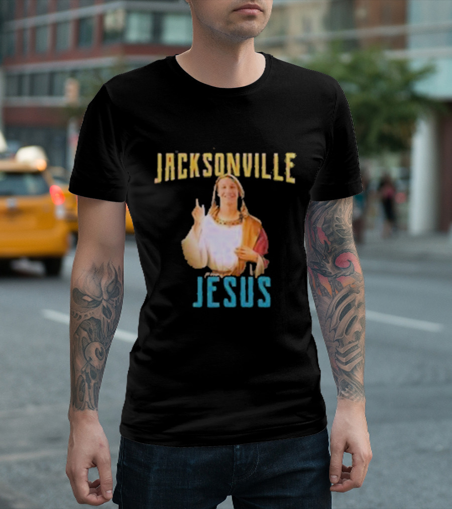Jacksonville Jesus Iconic Concept With Humor And Nostalgia T-Shirt