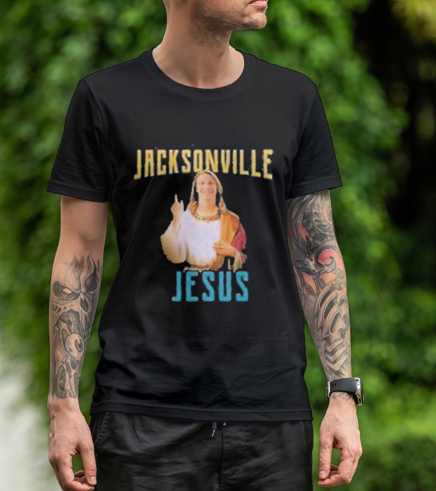 Jacksonville Jesus Iconic Concept With Humor And Nostalgia T-Shirt
