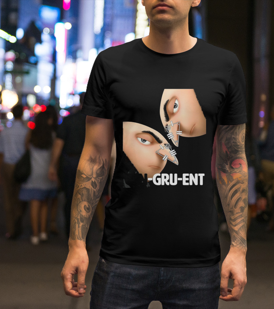 Felonious Gru CON-GRU-ENT Reflection Geometric Parallels T-Shirt