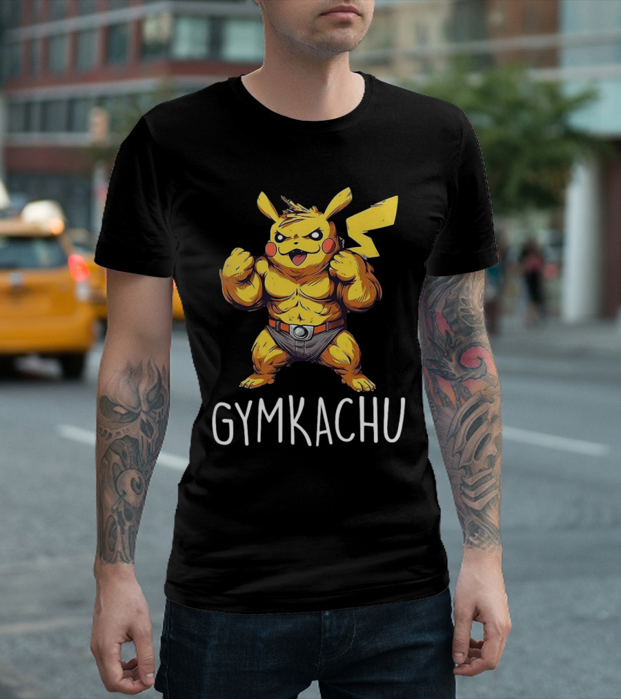 Gymkachu Buff Pikachu T-Shirt