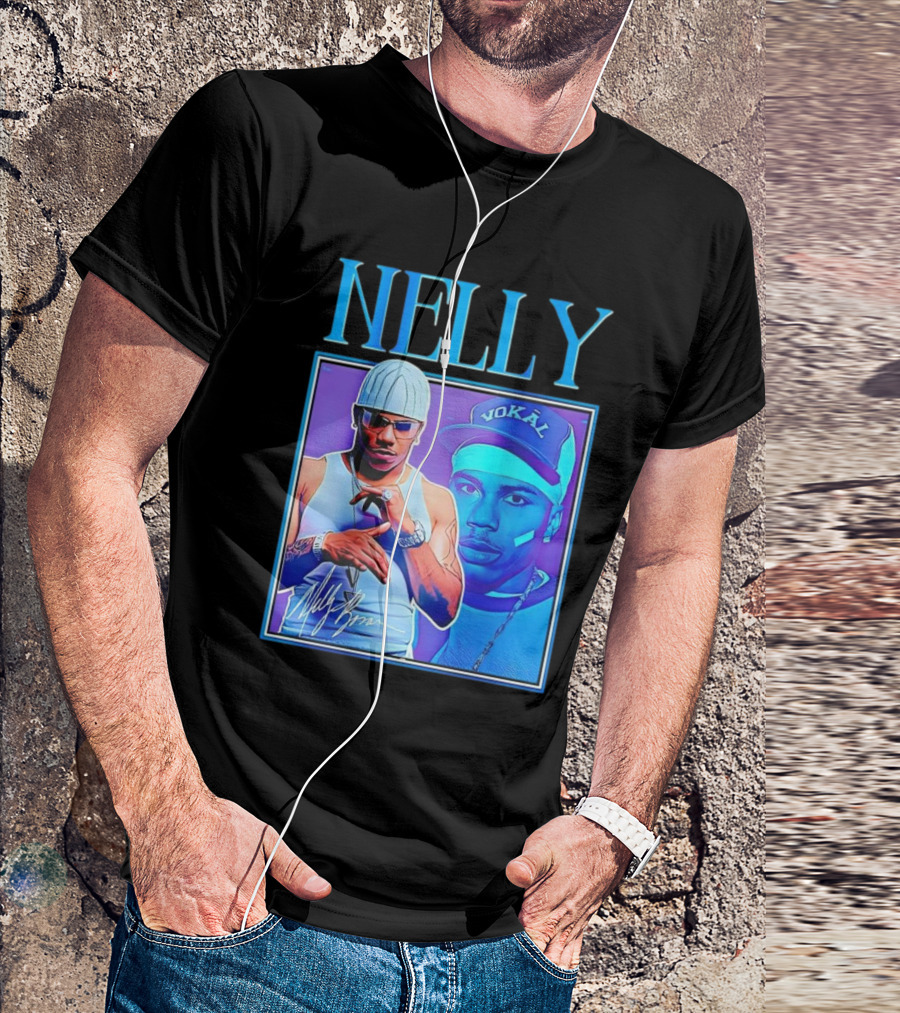 Nelly Vokal Hat And Iconic Signature T-Shirt