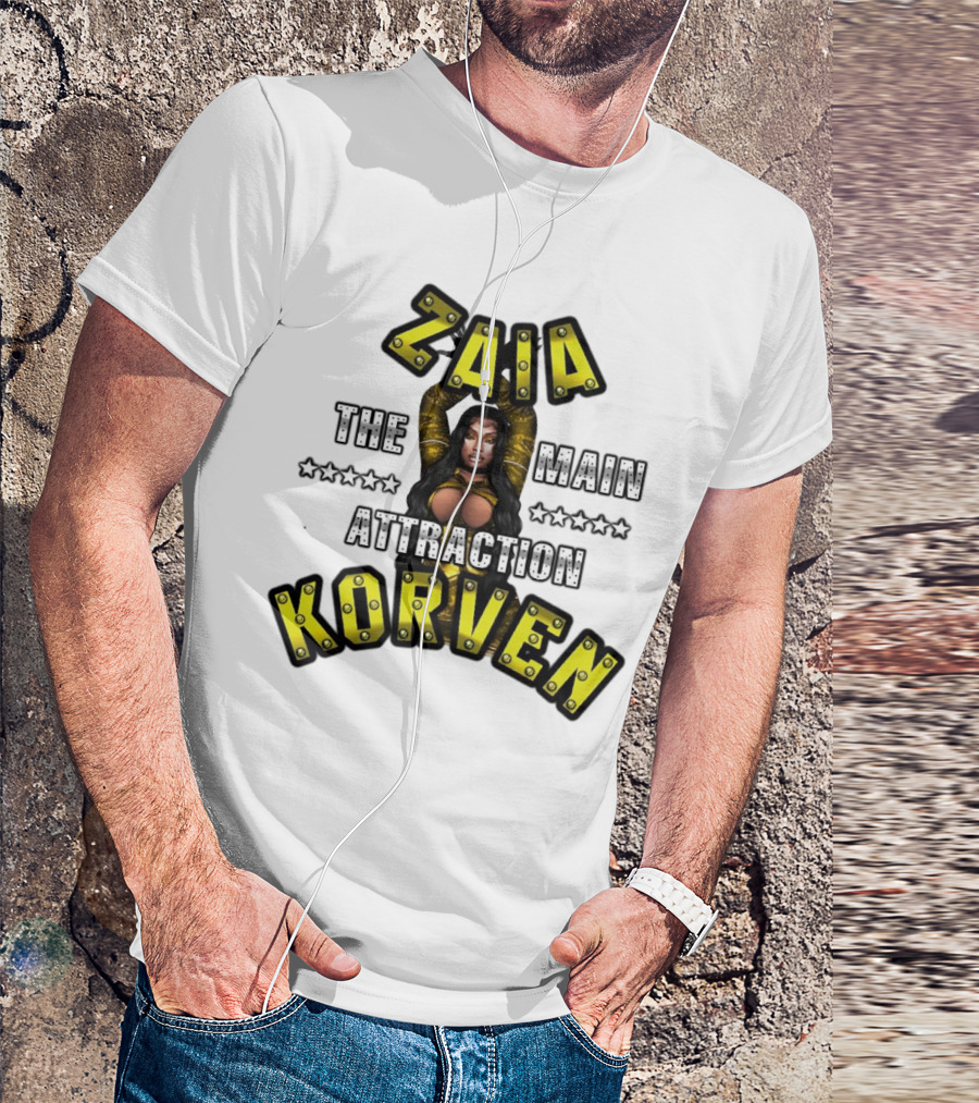 Zaia Korven The Main Attraction Stars T-Shirt
