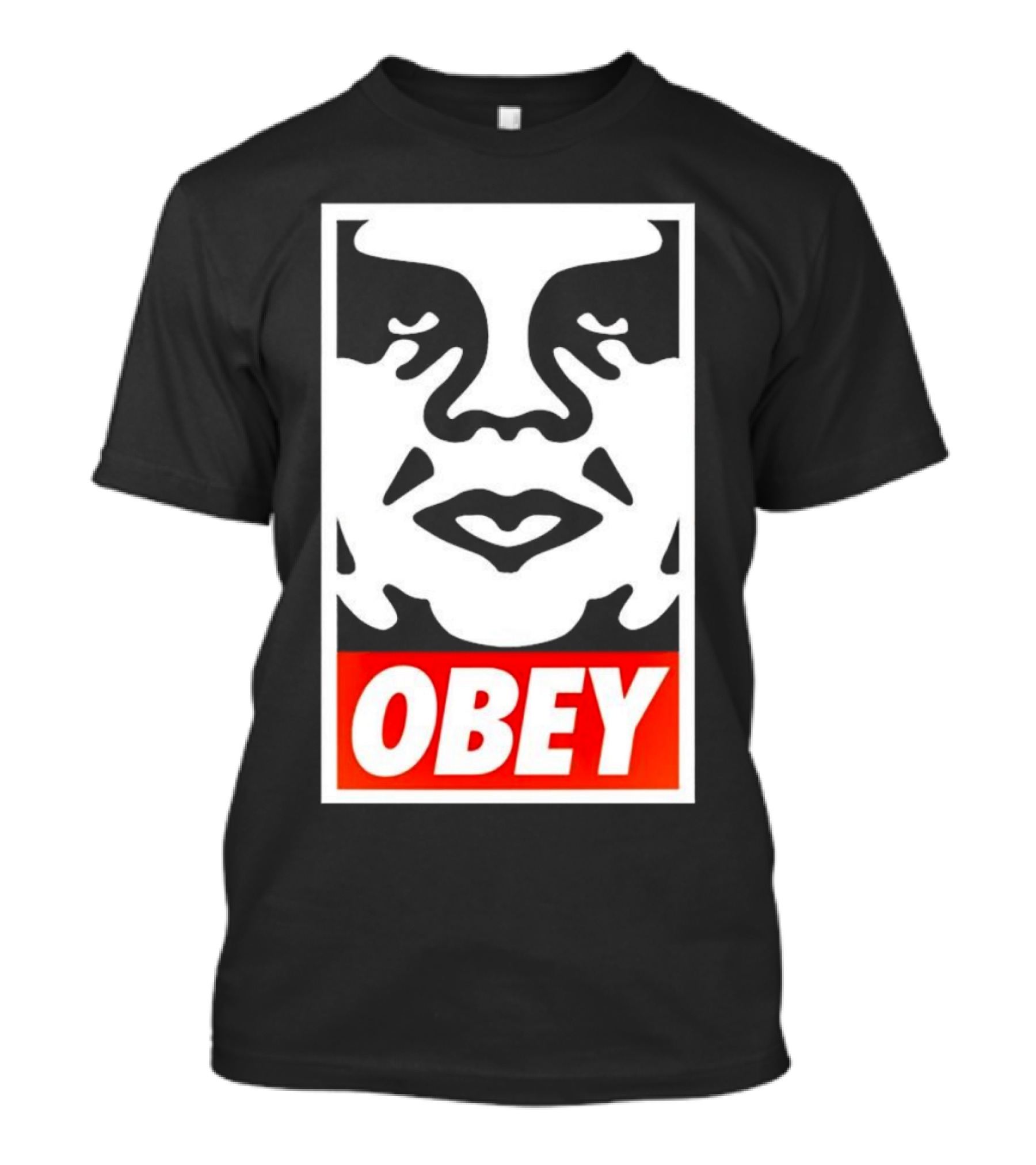 Obey Andre The Giant Face Sticker Iconic T-Shirt