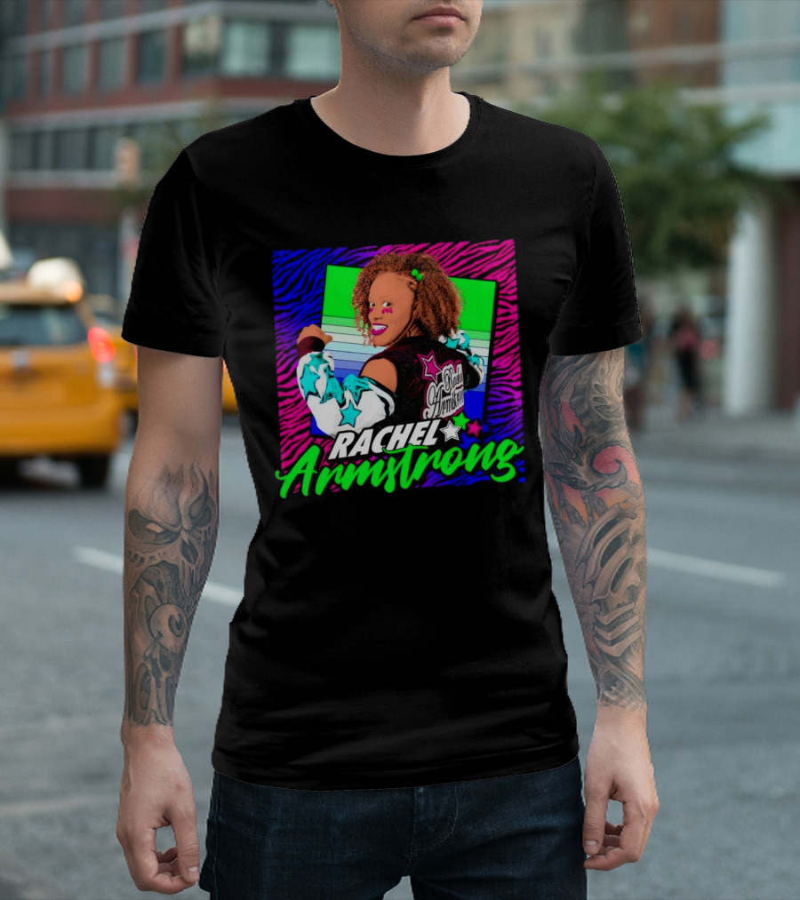 Rachel Armstrong Star Stripes Vibrant T-Shirt