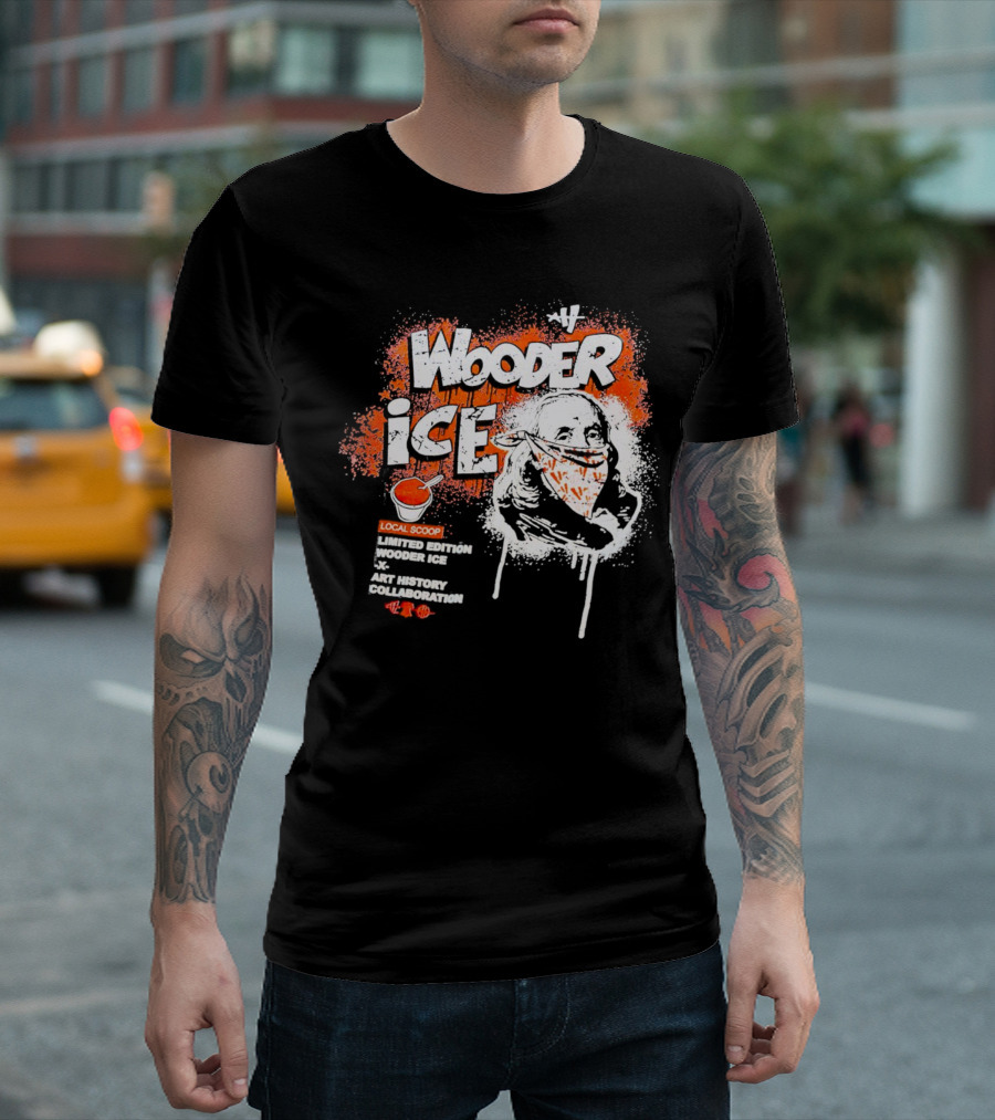 Wooder Ice Local Scoop Art History Collaboration T-Shirt