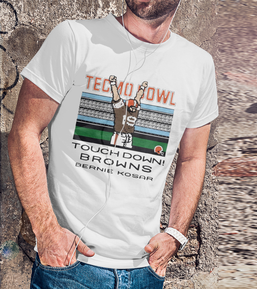 Tecmo Bowl Touchdown Browns Bernie Kosar T-Shirt