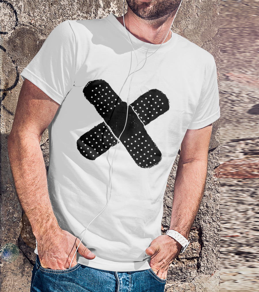 The First Time Band-Aid Kid Laroi Style Cross Bandaid T-Shirt