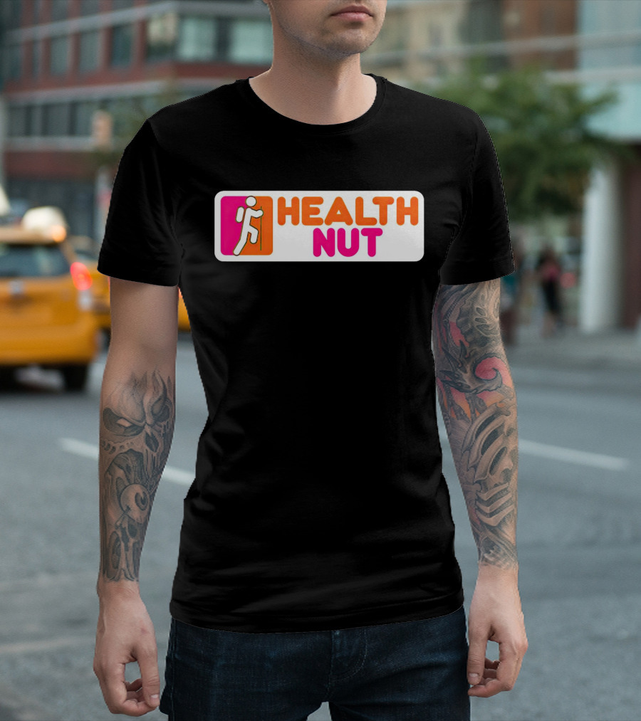 Health Nut Dunkin’ Donuts Logo Mashup T-Shirt
