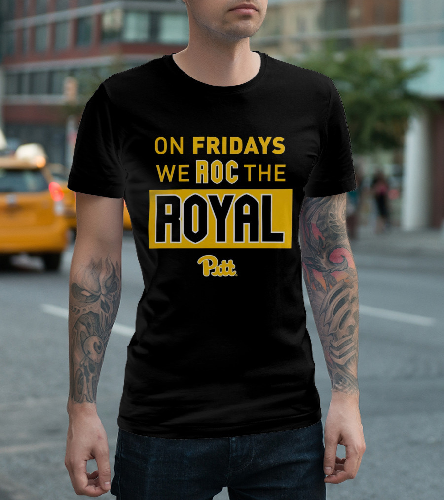 On Fridays We ROC the Royal Pitt Panthers T-Shirt