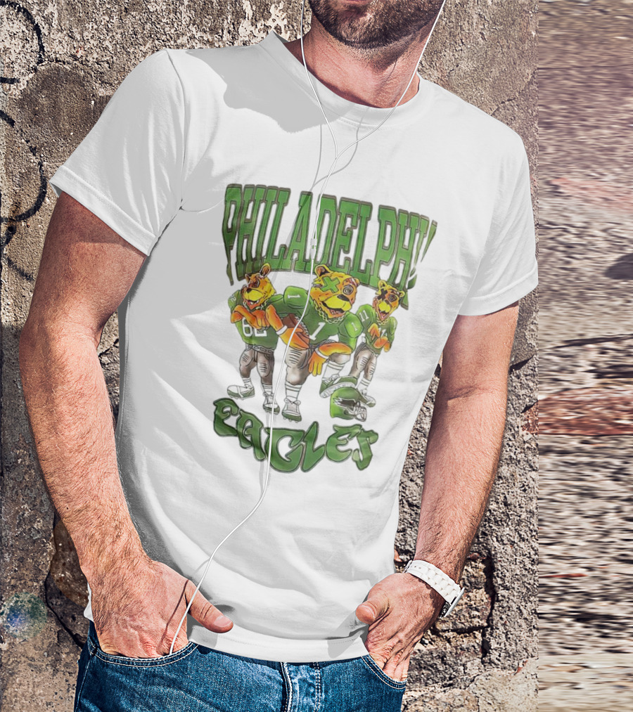 Philadelphia Eagles Bears Football T-Shirt