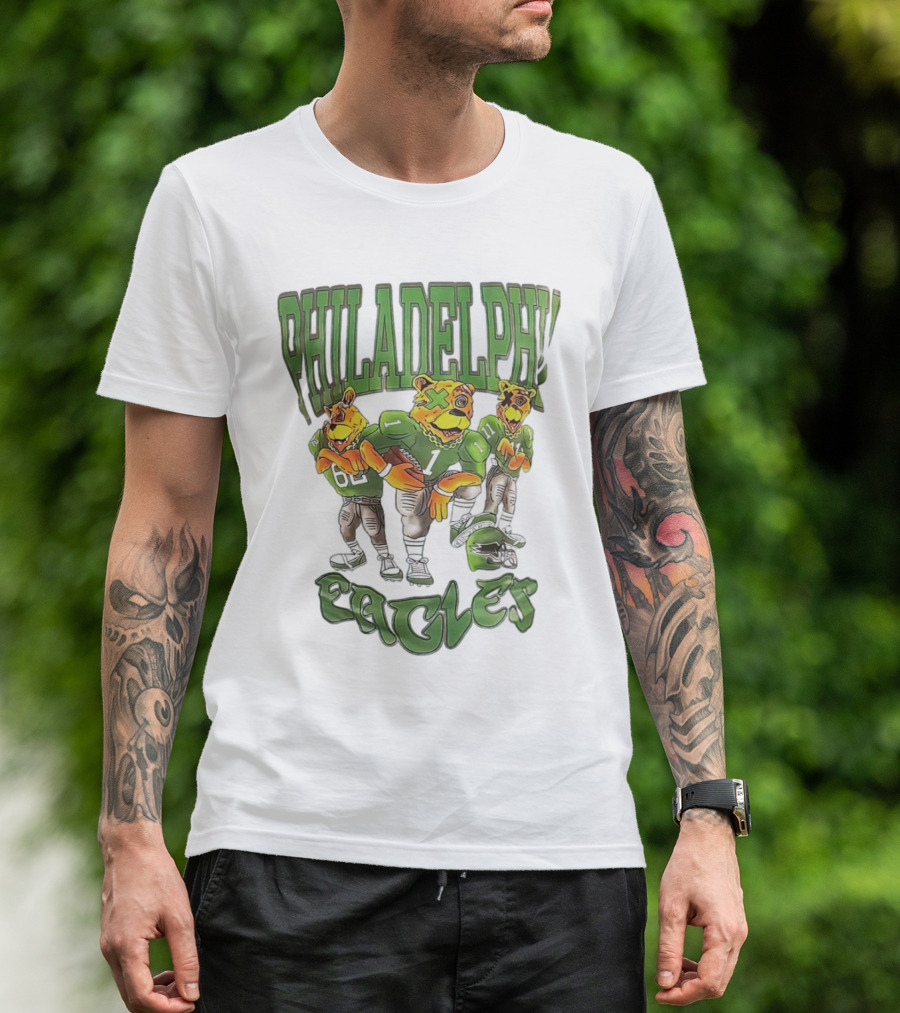 Philadelphia Eagles Bears Football T-Shirt