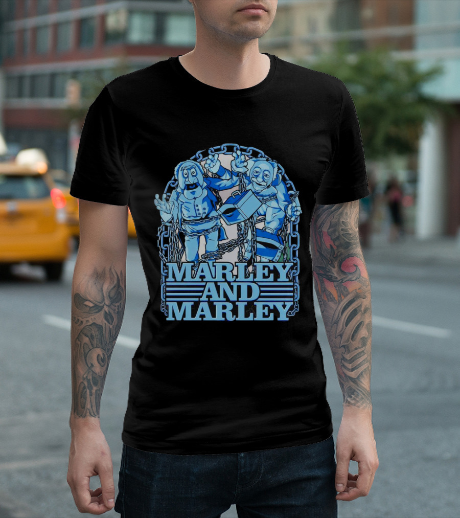 Marley and Marley Muppets Ghosts Chains Scene T-Shirt